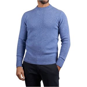 Sonrisa, Heren, Truien, Blauw, Maat: L Kasjmier,