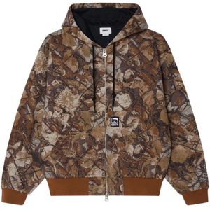 Obey, Heren, Jassen, Veelkleurig, Maat: L Denim,