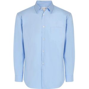 Comme des Garçons, Heren, Overhemden, Blauw, Maat: XL Katoen,