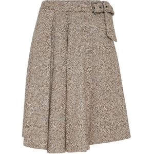 Brunello Cucinelli, Dames, Rokken, Bruin, Maat: S Zijde,