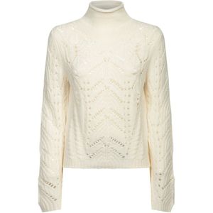 Loulou Studio, Dames, Truien, Beige, Maat: S Wol,