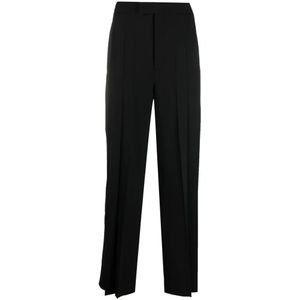 Valentino, Heren, Broeken, Zwart, Maat: L Leer,