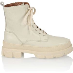 Dwrs - Bikerboots - Wit - Zijde - Leer