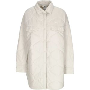 Nike, Dames, Jassen, Wit, Maat: XS Poliester,