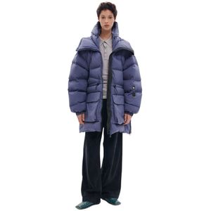 YFPICO Verdikt donsjack met krabbelpatroon, winterjas voor meisjes, kinderen, warme parka met capuchon, outwear, wit, 146