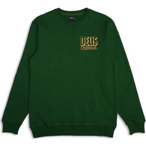 Deus Ex Machina, Heren, Sweatshirts & Hoodies, Groen, Maat: S Katoen,