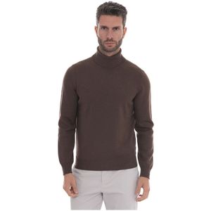 Gran Sasso, Heren, Truien, Bruin, Maat: 3XL Wol,