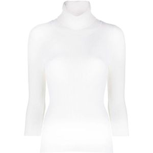 Aspesi, Dames, Truien, Wit, Maat: M Wol,