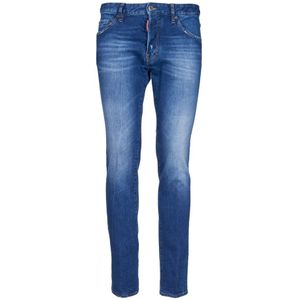 Dsquared2 Slim-fit Jeans , Blue , Heren , Maat: S