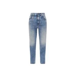 Dsquared2 Slim-Fit Cropped Jeans voor vrouwen , Blue , Dames , Maat: 2XS