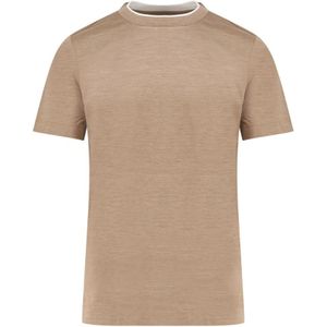 Hugo, Heren, Tops, Bruin, Maat: M Katoen,