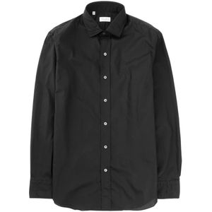Salvatore Piccolo, Heren, Overhemden, Zwart, Maat: XL Katoen,