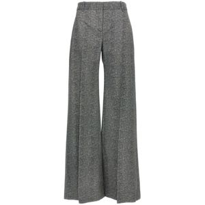 Ermanno Scervino, Dames, Broeken, Grijs, Maat: 2XS Viscose,