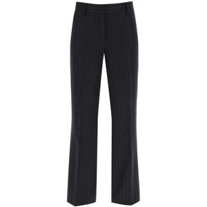 Dries Van Noten, Dames, Broeken, Grijs, Maat: S Denim,