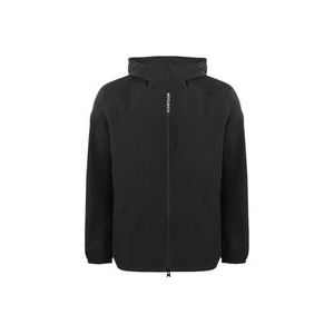 Woolrich Pacific Two Layers Jas - Stijlvol en Functioneel , Black , Heren , Maat: S