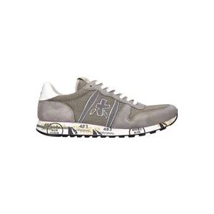 Premiata Heren Eric Sneakers van Gemengd Suède of Kalfsleer , Gray , Heren , Maat: 46 EU