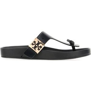 Tory Burch, Dames, Schoenen, Zwart, Maat: 37 EU Leer,