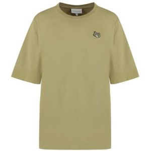 Maison Kitsuné, Dames, Tops, Groen, Maat: S Katoen,