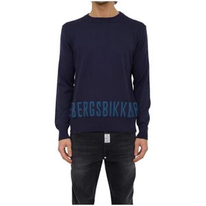 Bikkembergs, Heren, Truien, Blauw, Maat: L Wol,