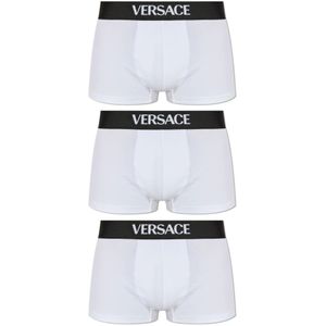 Versace, Heren, Ondergoed, Wit, Maat: 2XL Katoen,
