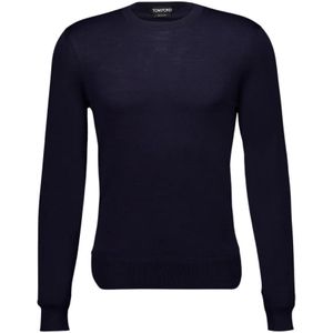 Tom Ford, Heren, Truien, Blauw, Maat: L Wol,