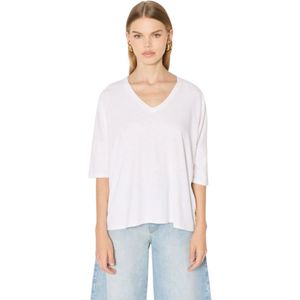Berenice, Dames, Tops, Wit, Maat: S Katoen,