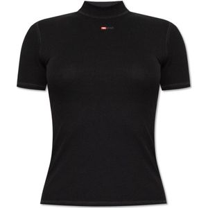 Diesel, Dames, Blouses & Shirts, Zwart, Maat: L