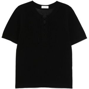 Dries Van Noten, Heren, Tops, Zwart, Maat: XL