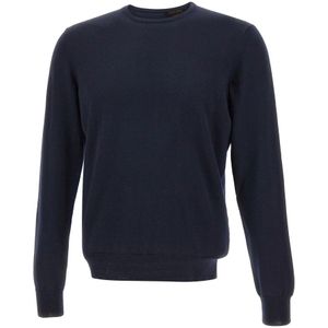 Gran Sasso, Heren, Truien, Blauw, Maat: 3XL Wol,