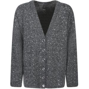 Pinko, Dames, Truien, Zwart, Maat: M Wol,