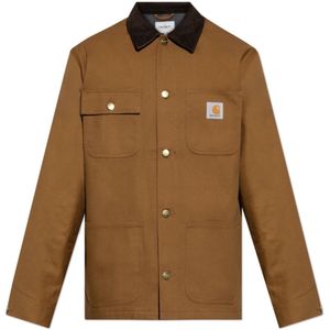Carhartt WIP Tussenjas 'Michigan'  karamel / chocoladebruin