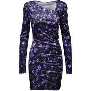 Patrizia Pepe, Dames, Jurken, Veelkleurig, Maat: M Velours,