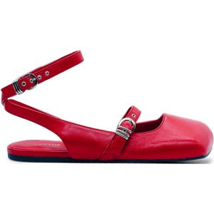 Vic Matié, Dames, Schoenen, Rood, Maat: 36 EU Leer,