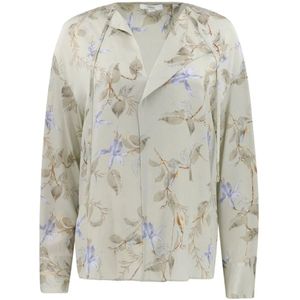 Vince, Dames, Blouses & Shirts, Veelkleurig, Maat: L Zijde,