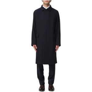 Tagliatore, Heren, Mantels, Blauw, Maat: M Wol,