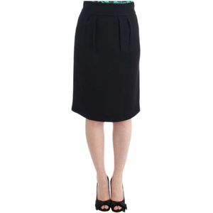 Roberto Cavalli, Dames, Rokken, Zwart, Maat: XS Wol,