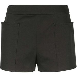 Max Mara, Dames, Korte broeken, Zwart, Maat: 60 CM Katoen,