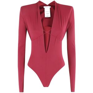 Amazuin, Dames, Tops, Rood, Maat: ONE Size Jersey,