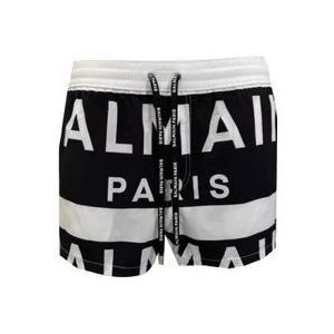 Balmain Casual shorts voor de zomer , Black , Heren , Maat: XL
