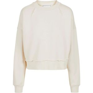 Iceberg, Dames, Sweatshirts & Hoodies, Wit, Maat: S Katoen,