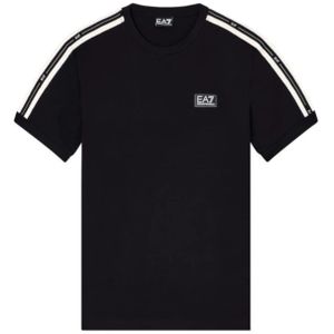 Emporio Armani - EA7 - T-shirt - Zwart - Katoen