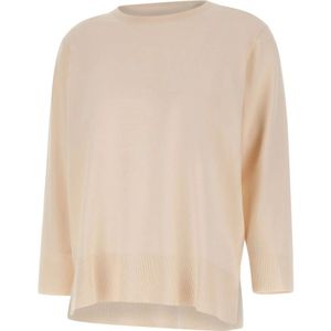 Elena Mirò, Dames, Truien, Beige, Maat: S Viscose,