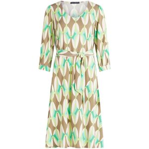 Betty Barclay - Jersey Jurk - Veelkleurig - Grafische Print