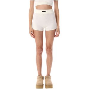 Fear Of God, Dames, Korte broeken, Beige, Maat: XS Nylon,