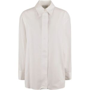 Forte Forte, Dames, Blouses & Shirts, Wit, Maat: XS Katoen,