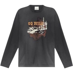 Isabel Marant, Heren, Tops, Zwart, Maat: S Linnen,