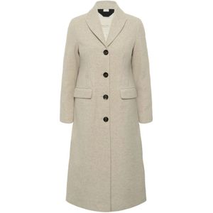 Part Two, Dames, Mantels, Beige, Maat: XL Kasjmier,