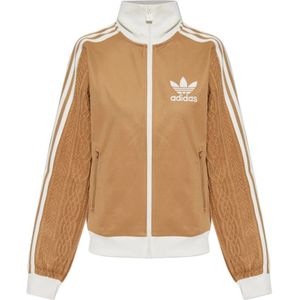 Adidas, Dames, Sweatshirts & Hoodies, Bruin, Maat: XS Katoen,