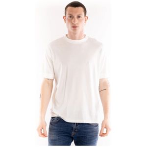 Paolo Pecora, Heren, Tops, Beige, Maat: M Katoen,