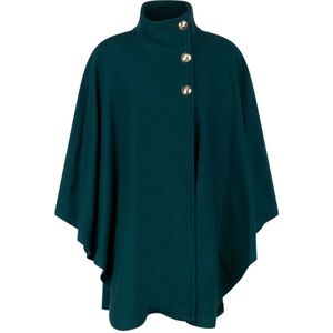 Patrizia Pepe, Dames, Jassen, Blauw, Maat: 2XS Wol,